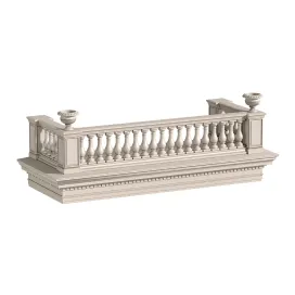 Classic Balcony with Balustrade